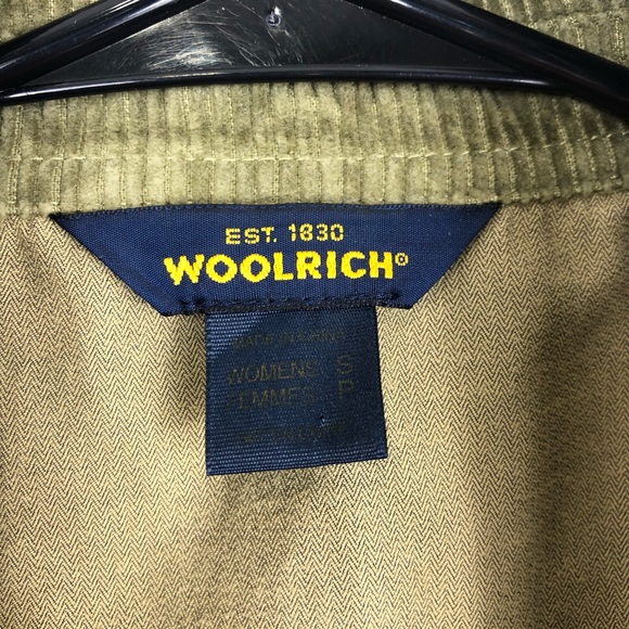 Vintage Woolrich Olive Green Military Jacket Sz S - Picture 3 of 8